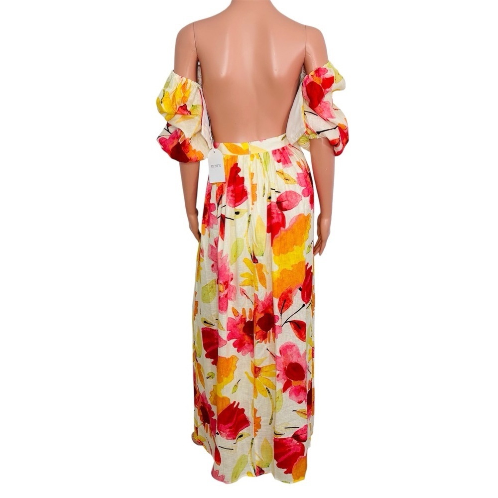 RUMER Coco & Lola Exclusive Floral Print Camille Crop Top & Sunshine Skirt - Picture 12 of 13